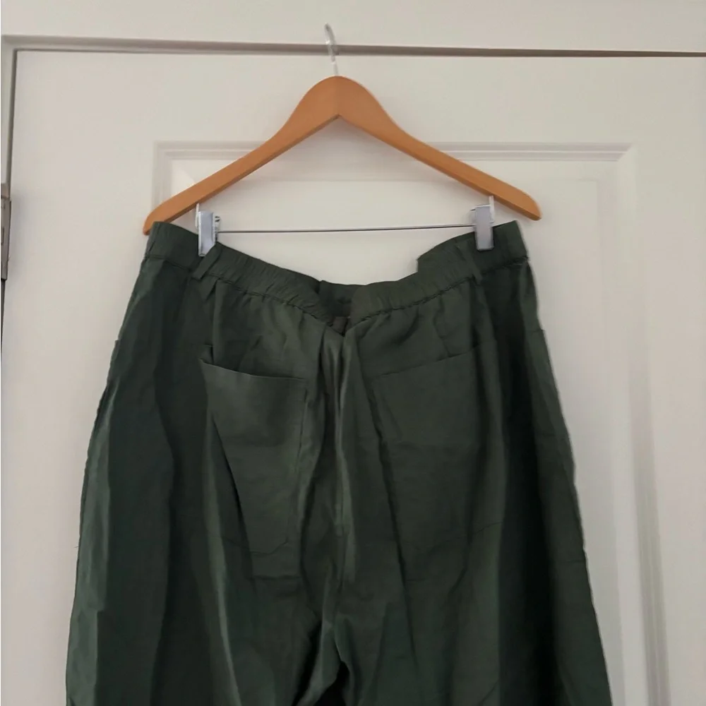 NWT Lintico Simple Button Fly Pants Heidi Linen Lagenlook - Picture 10 of 10